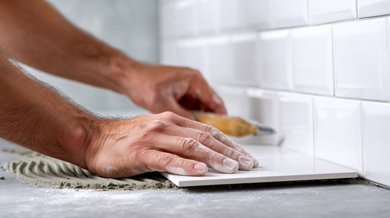Subway Tile Installation detail
